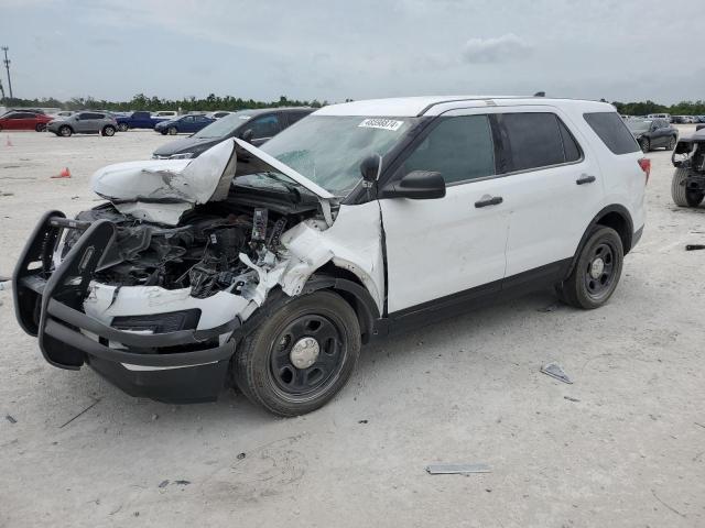 1FM5K8AR2KGB46109 - 2019 FORD EXPLORER POLICE INTERCEPTOR WHITE photo 1