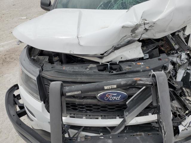 1FM5K8AR2KGB46109 - 2019 FORD EXPLORER POLICE INTERCEPTOR أبيض صورة 12