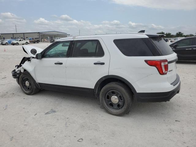 1FM5K8AR2KGB46109 - 2019 FORD EXPLORER POLICE INTERCEPTOR WHITE photo 2