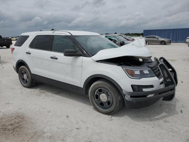 1FM5K8AR2KGB46109 - 2019 FORD EXPLORER POLICE INTERCEPTOR WHITE photo 4