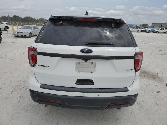 1FM5K8AR2KGB46109 - 2019 FORD EXPLORER POLICE INTERCEPTOR أبيض صورة 6