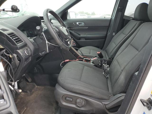 1FM5K8AR2KGB46109 - 2019 FORD EXPLORER POLICE INTERCEPTOR أبيض صورة 7