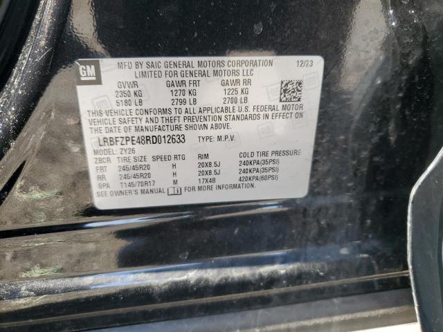 LRBFZPE48RD012633 - 2024 BUICK ENVISION ESSENCE Սև լուսանկար 13