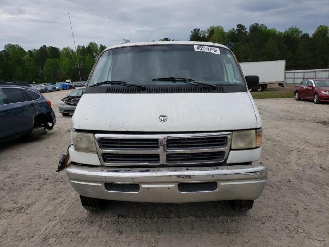 2B5WB35Z2TK184821 - 1996 DODGE RAM WAGON B3500 WHITE photo 5