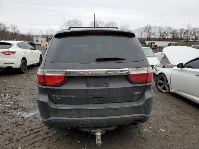 1D4RE4GG8BC734361 - 2011 DODGE DURANGO CREW GRAY photo 6