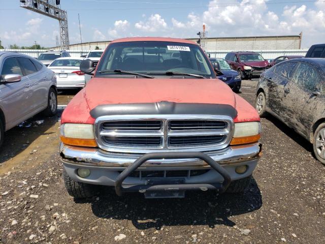 1B7HG2AX61S333945 - 2001 DODGE DAKOTA QUAD RED photo 5