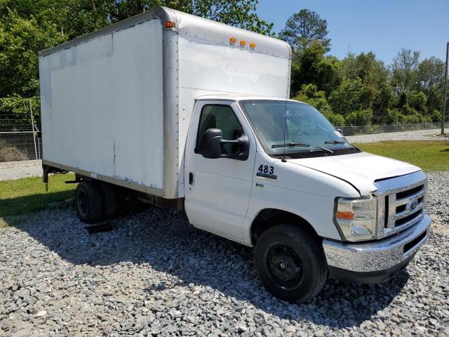 1FDWE35L59DA88187 - 2009 FORD ECONOLINE E350 SUPER DUTY CUTAWAY VAN WHITE photo 4