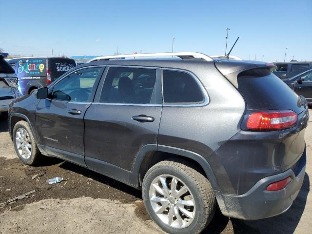 1C4PJLDBXFW516137 - 2015 JEEP CHEROKEE LIMITED GRAY photo 2