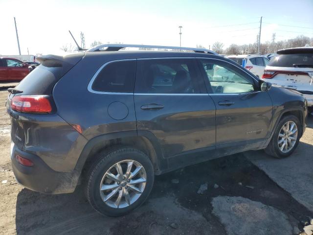 1C4PJLDBXFW516137 - 2015 JEEP CHEROKEE LIMITED GRAY photo 3