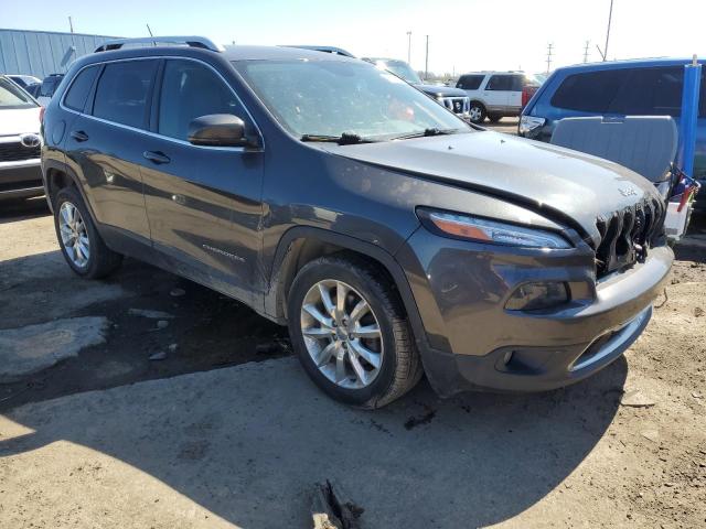 1C4PJLDBXFW516137 - 2015 JEEP CHEROKEE LIMITED GRAY photo 4