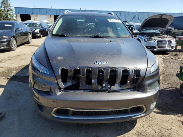 1C4PJLDBXFW516137 - 2015 JEEP CHEROKEE LIMITED GRAY photo 5