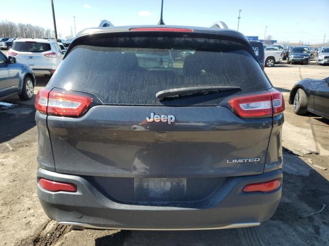 1C4PJLDBXFW516137 - 2015 JEEP CHEROKEE LIMITED GRAY photo 6