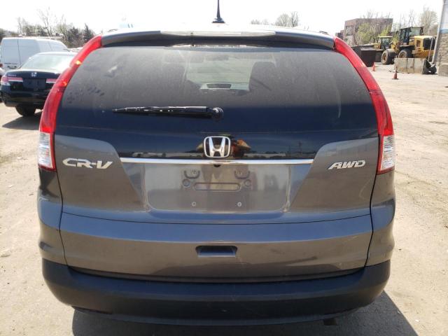 2HKRM4H76CH605040 - 2012 HONDA CR-V EXL GRAY photo 6