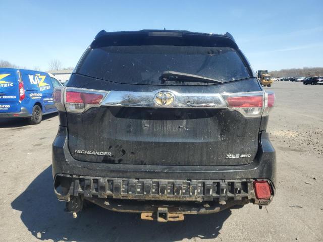 5TDJKRFH9FS179550 - 2015 TOYOTA HIGHLANDER XLE 黑色 照片 6