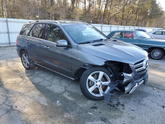 4JGDA5HB9HA827417 - 2017 MERCEDES-BENZ GLE 350 4MATIC GRAY photo 4