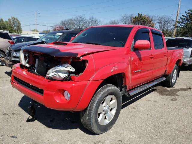 5TEMU52N47Z439949 - 2007 TOYOTA TACOMA DOUBLE CAB LONG BED RED photo 1