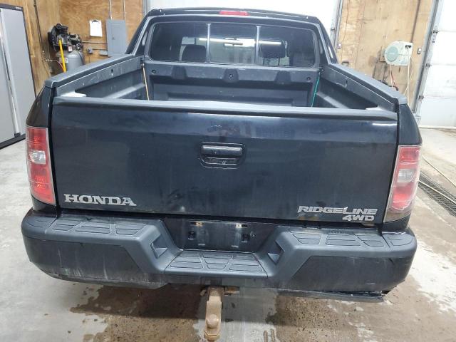 5FPYK1F49BB453557 - 2011 HONDA RIDGELINE RTS BLACK photo 6