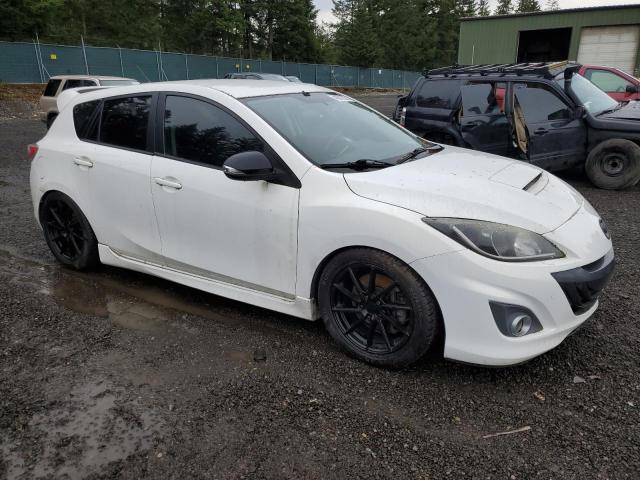JM1BL1L37D1720200 - 2013 MAZDA SPEED 3 WHITE photo 4