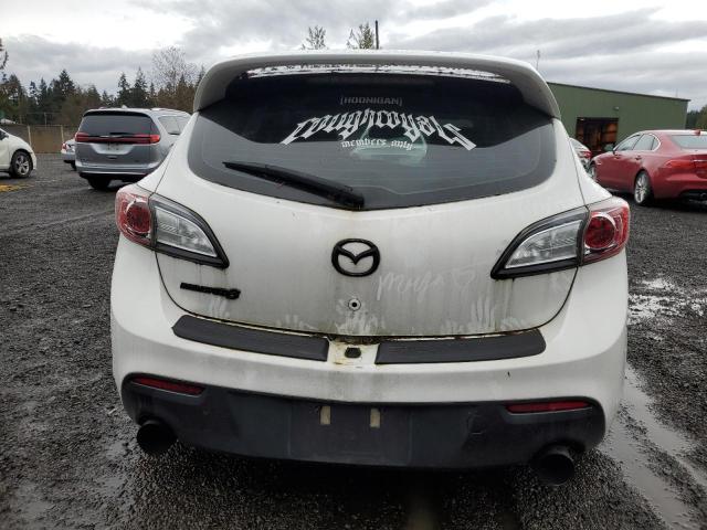JM1BL1L37D1720200 - 2013 MAZDA SPEED 3 WHITE photo 6