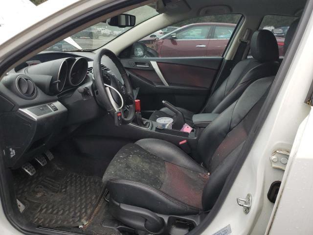JM1BL1L37D1720200 - 2013 MAZDA SPEED 3 WHITE photo 7