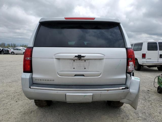 1GNSKKKC8FR135650 - 2015 CHEVROLET SUBURBAN K1500 LTZ SILVER photo 6