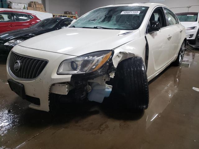 2G4GV5GV3C9213948 - 2012 BUICK REGAL GS WHITE photo 1