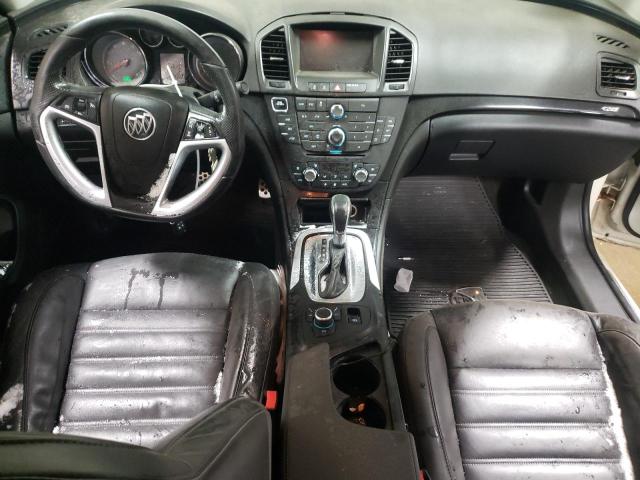 2G4GV5GV3C9213948 - 2012 BUICK REGAL GS WHITE photo 8