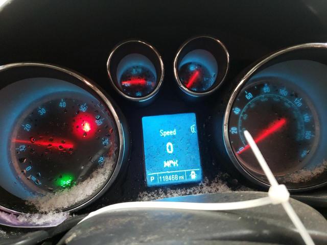 2G4GV5GV3C9213948 - 2012 BUICK REGAL GS WHITE photo 9