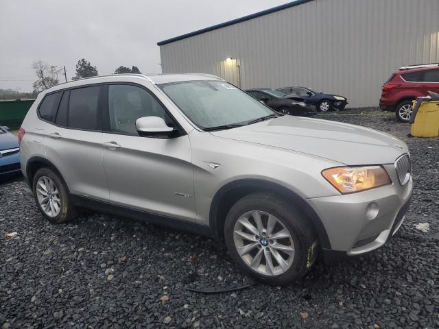 5UXWX9C51D0A20931 - 2013 BMW X3 XDRIVE28I SILVER photo 4