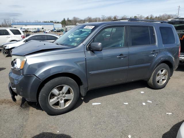 5FNYF3H46AB012120 - 2010 HONDA PILOT EX GRAY photo 1