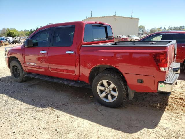 1N6BA0EC2CN311880 - 2012 NISSAN TITAN S RED photo 2