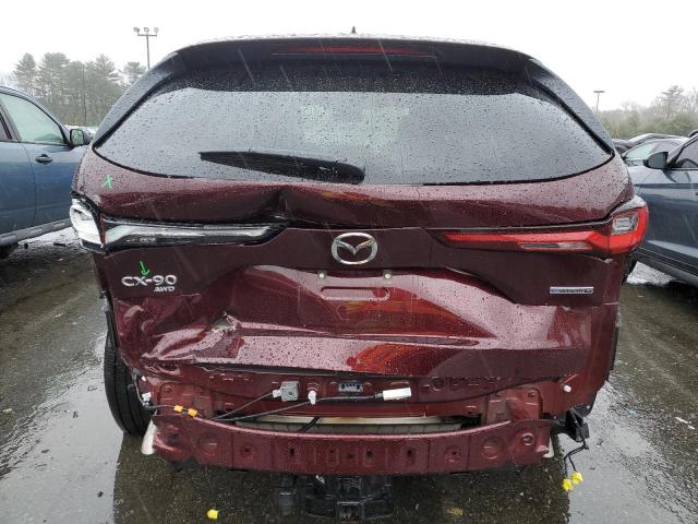 JM3KKEHD6R1115322 - 2024 MAZDA CX-90 PREMIUM PLUS BURGUNDY photo 6