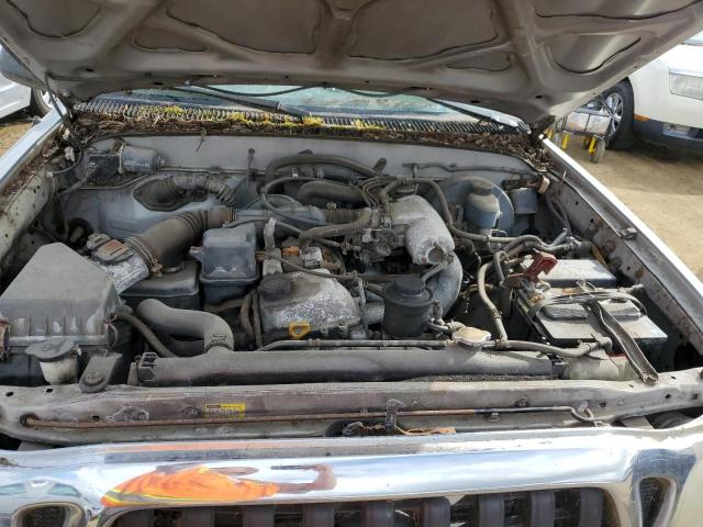 5TESM92N02Z052452 - 2002 TOYOTA TACOMA XTRACAB PRERUNNER ვერცხლისფერი ფოტო 11