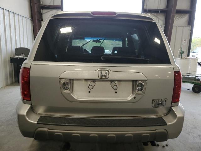 2HKYF18594H608115 - 2004 HONDA PILOT EXL SILVER photo 6