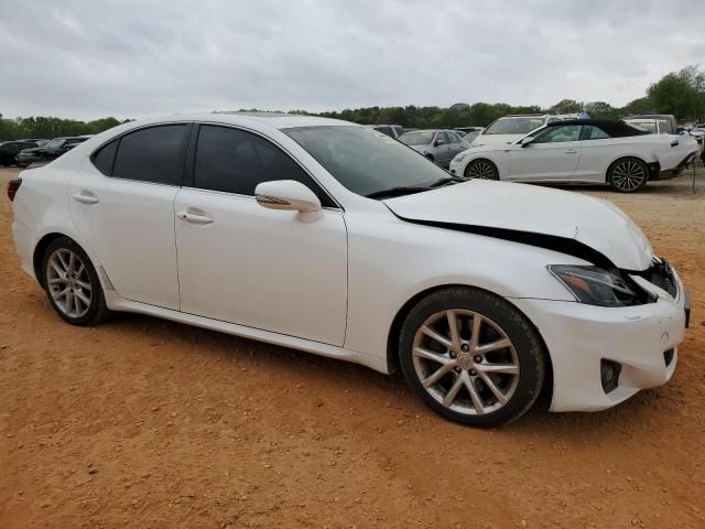 JTHCE5C22B5001275 - 2011 LEXUS IS 350 WHITE photo 4