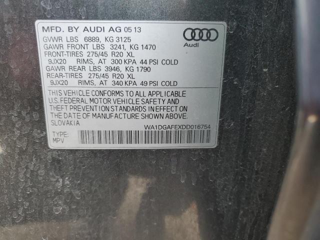 WA1DGAFEXDD016754 - 2013 AUDI Q7 PRESTIGE 灰色 照片 13