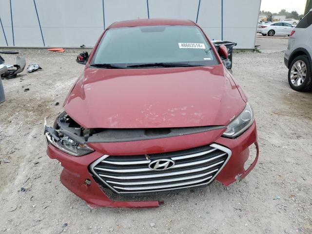 KMHD74LF1HU392202 - 2017 HYUNDAI ELANTRA SE RED photo 5