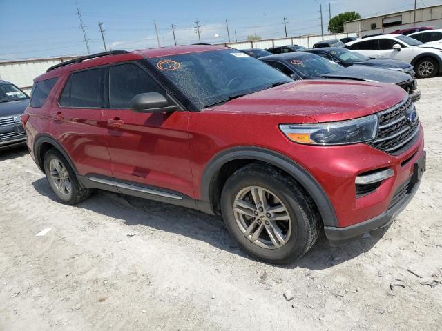 1FMSK7DH3LGA27213 - 2020 FORD EXPLORER XLT RED photo 4