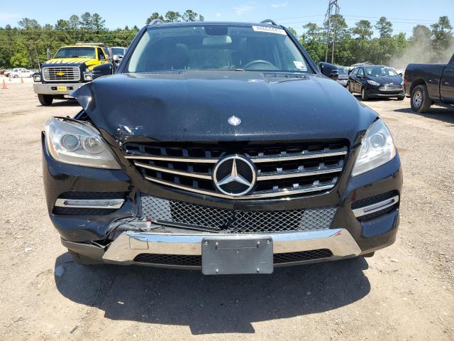 4JGDA5HB2CA039412 - 2012 MERCEDES-BENZ ML 350 4MATIC BLACK photo 5