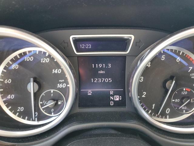 4JGDA5HB2CA039412 - 2012 MERCEDES-BENZ ML 350 4MATIC BLACK photo 9