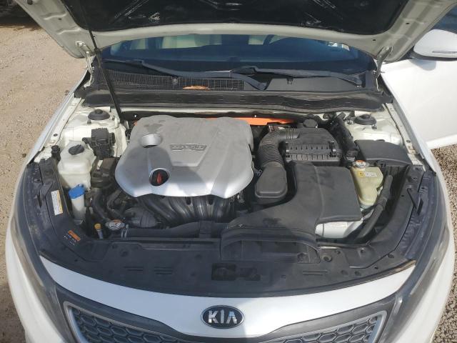 KNAGM4AD8F5089840 - 2015 KIA OPTIMA HYBRID WHITE photo 11