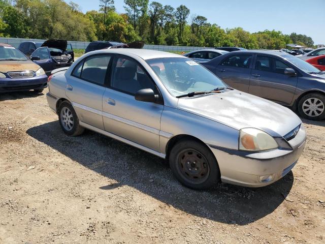 KNADC125746319905 - 2004 KIA RIO SILVER photo 4