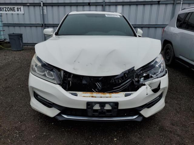 1HGCR2F59GA802148 - 2016 HONDA ACCORD SPORT WHITE photo 5