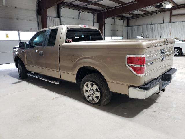 1FTEX1CM6BFA79146 - 2011 FORD F150 SUPER CAB TAN photo 2