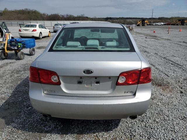 KNAGE124965024456 - 2006 KIA OPTIMA LX SILVER photo 6