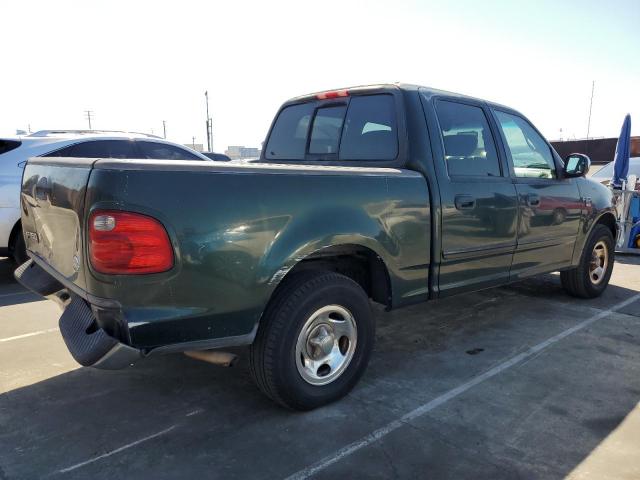 1FTRW07L02KB07627 - 2002 FORD F150 SUPERCREW GREEN photo 3