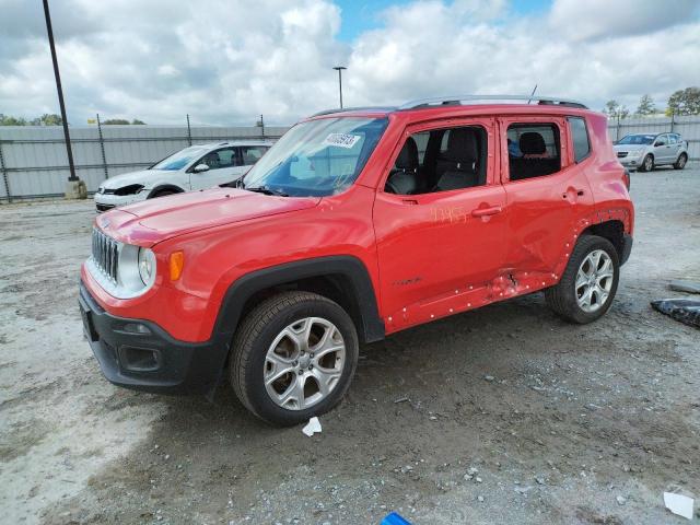 ZACCJBDT8GPD24425 - 2016 JEEP RENEGADE LIMITED RED photo 1