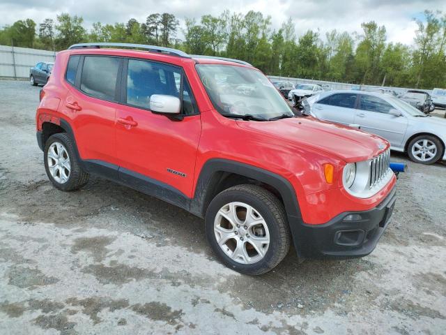 ZACCJBDT8GPD24425 - 2016 JEEP RENEGADE LIMITED RED photo 4