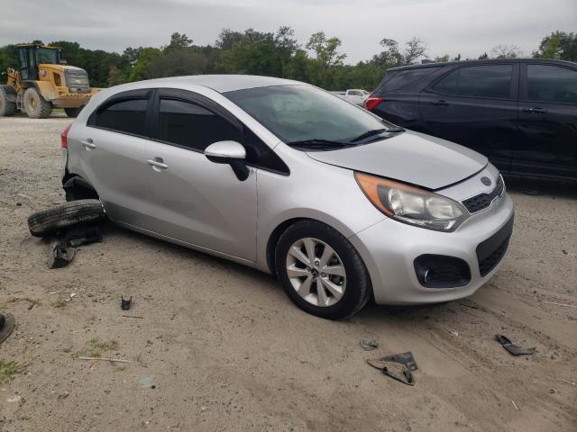 KNADN5A3XD6207407 - 2013 KIA RIO EX SILVER photo 4