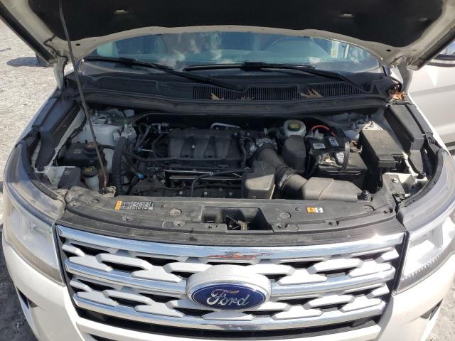 1FM5K8D86KGA45772 - 2019 FORD EXPLORER XLT WHITE photo 11